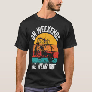 An Wochenenden tragen wir Vintage Autofahrer. T-Shirt