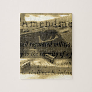 An zweiter Stelle Amedment Puzzle