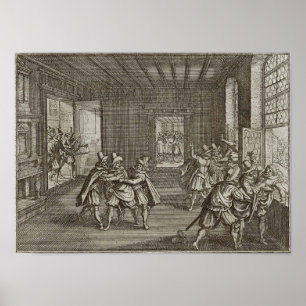 An zweiter Stelle Defenestration von Prag Poster
