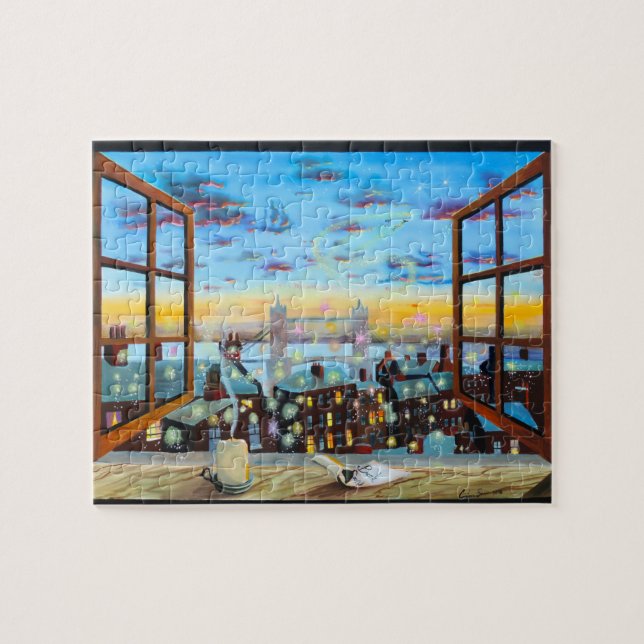 An zweiter Stelle Stern rechts. Peter Pan Puzzle (Horizontal)