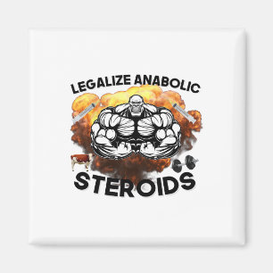 Anabole Steroide Legal Funny Gym Bodybuilding Magnet