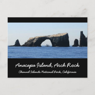 Anacapa Island Arch Rock Postkarte