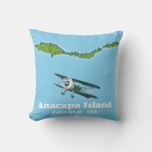 Anacapa Island California USA Karte Magnet Kissen