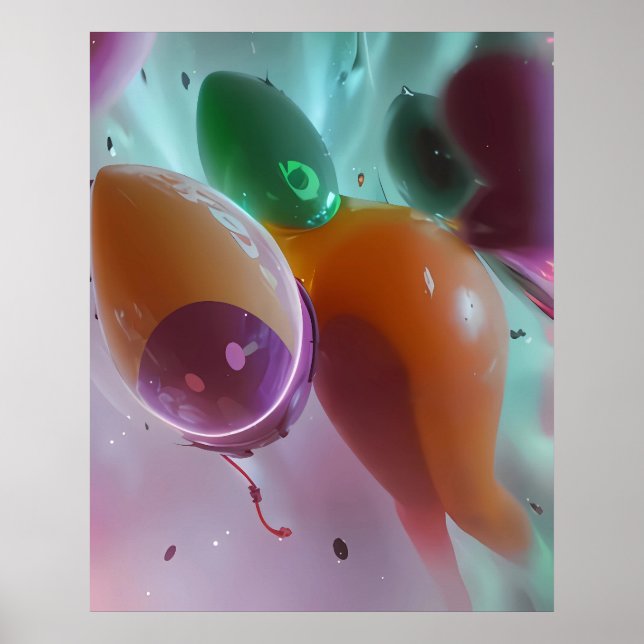 AnachroTechnocracy - Ken Gage Abstract Poster (Vorne)