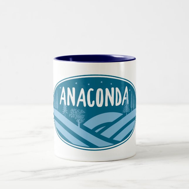 Anaconda Montana Außenbereich Zweifarbige Tasse (Mittel)