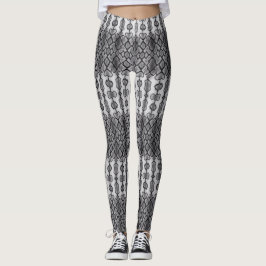 Anaconda-Skelettdesign Leggings