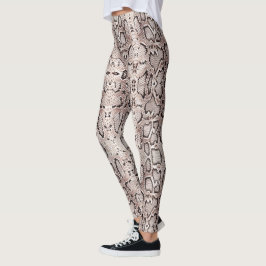 Anaconda Snakeskin Leggings