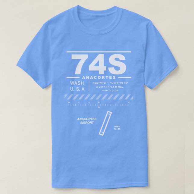 Anacortes Airport OTS 74S T - Shirt (Design vorne)
