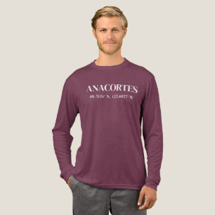 Anacortes mit Breite und Länge - Tri-Blend Shirt