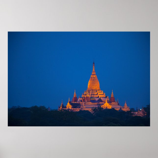 Anada Temple at Twilight Poster (Vorne)