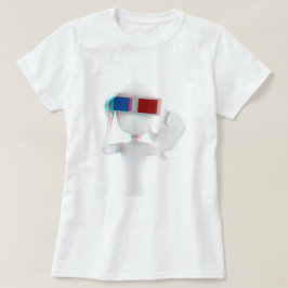 Anaglyph des Mannes 3d T-Shirt