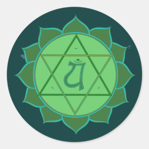 Anahata Chakra Aufkleber