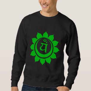 Anahata Heart Chakra Green Angepasst Scoop Sweatshirt