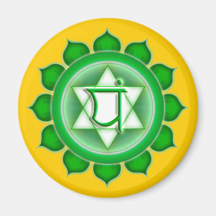 Anahata oder Herz des 4. Chakra Magnet