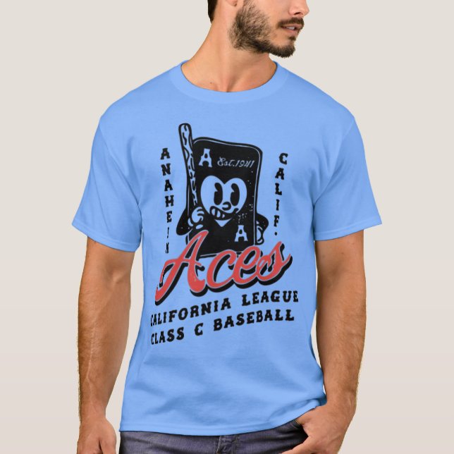 Anaheim Aces - Kalifornien T-Shirt (Vorderseite)