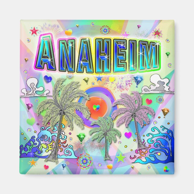 Anaheim Deep Dream Magnet (Vorne)