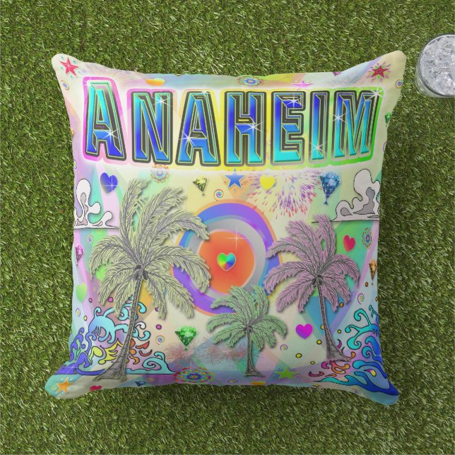 Anaheim Deep Dream Pillow Kissen (Gras)