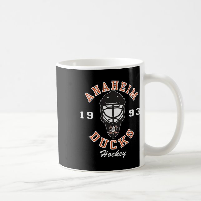 Anaheim Ducks Hockey Mask Black Officially License Kaffeetasse (Rechts)