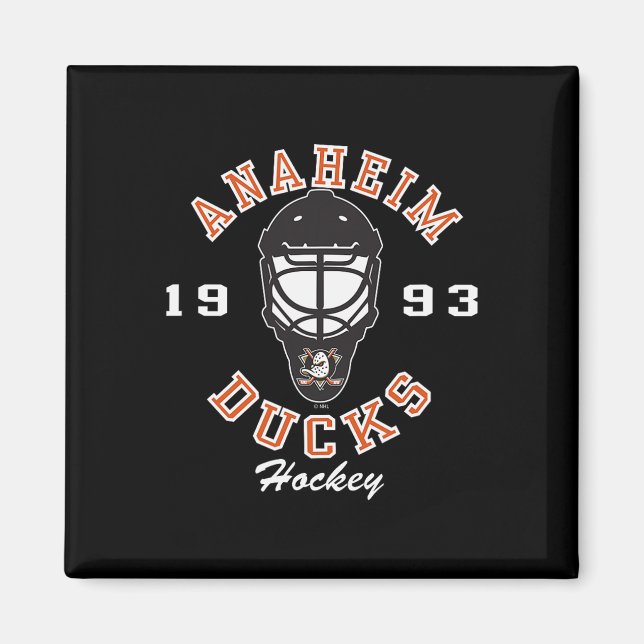Anaheim Ducks Hockey Mask Black Officially License Magnet (Vorne)
