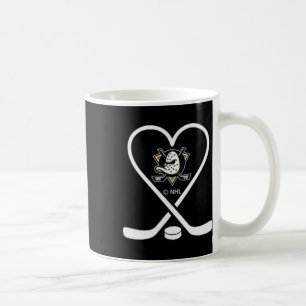 Anaheim Ducks Valentine Sticks Schwarz Nhl Offizie Kaffeetasse