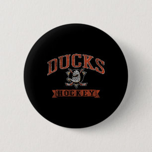 Anaheim Ducks Vintage Hockey Schwarz Nhl Offiziell Button