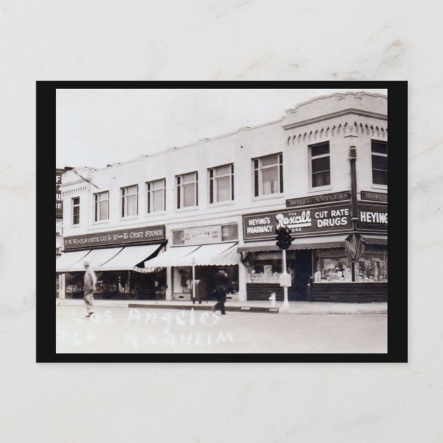 Anaheim, Kalifornien der 40er Jahre Vintag Postkarte (Vorderseite)