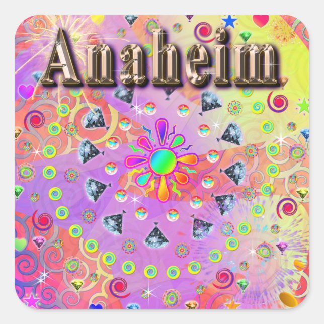 Anaheim Lucky Golden Sticker (Vorderseite)