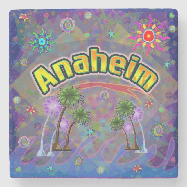 Anaheim Noble Voyage Magnet Steinuntersetzer (Vorderseite)
