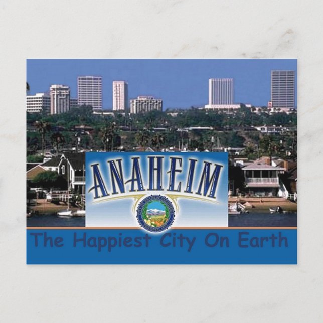 ANAHEIM POSTKARTE (Vorderseite)