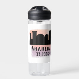 Anaheim Skyline Latitude und Länge Trinkflasche