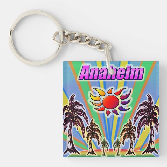Anaheim Summer Liebe Schlüsselanhänger (Vorderseite)