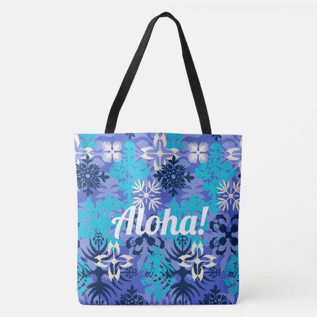 Anahola Bay Hawaiian Abstrakt Floral Peri (Vorderseite)