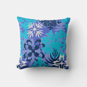 Anahola-Bucht Hawaiian Abstract Floral Peri Kissen