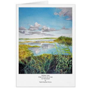 Anahuac, Texas: Aquarellbild von Marie Reeves