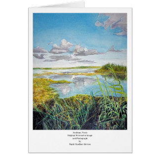 Anahuac, Texas: Aquarellbild von Marie Reeves