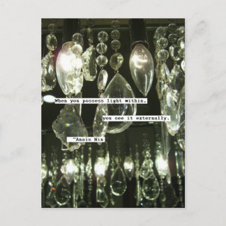 Anais Nin Zitat Postkarte