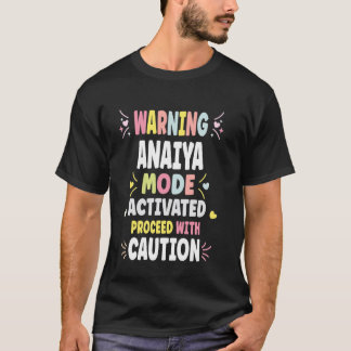 ANAIYA Personalisiertes Geschenk für Frauen Benutz T-Shirt