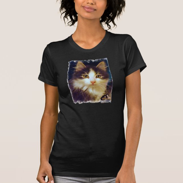 Anakin zwei mit Beinen versehene Katze, niedliche T-Shirt (Vorderseite)