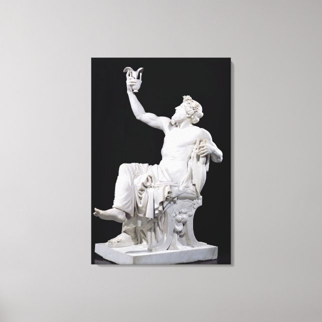 Anakreon, 1851 leinwanddruck (Vorderseite)