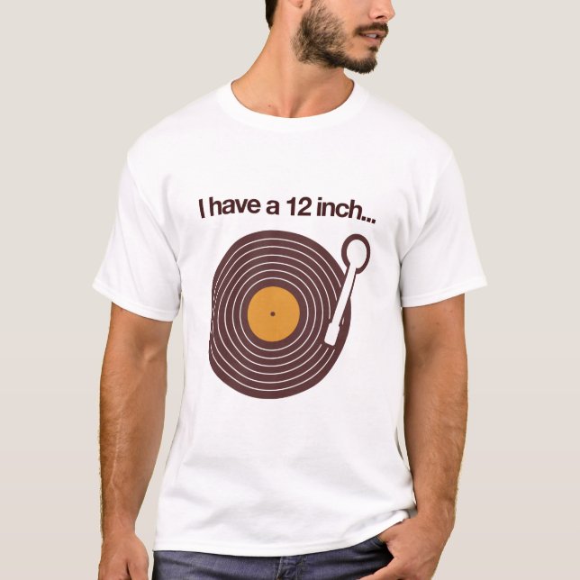 Analog Alte Platten T-Shirt (Vorderseite)