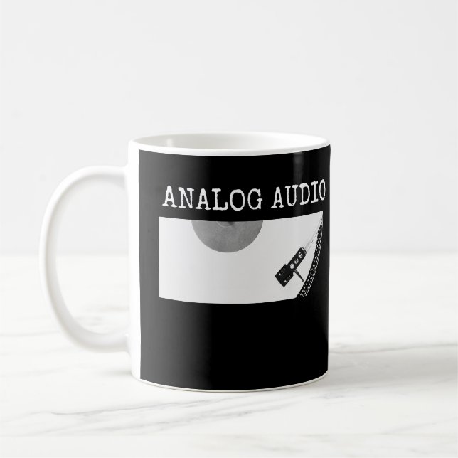 Analog Audio Audiophile Vinyl Platten Kaffeetasse (Links)