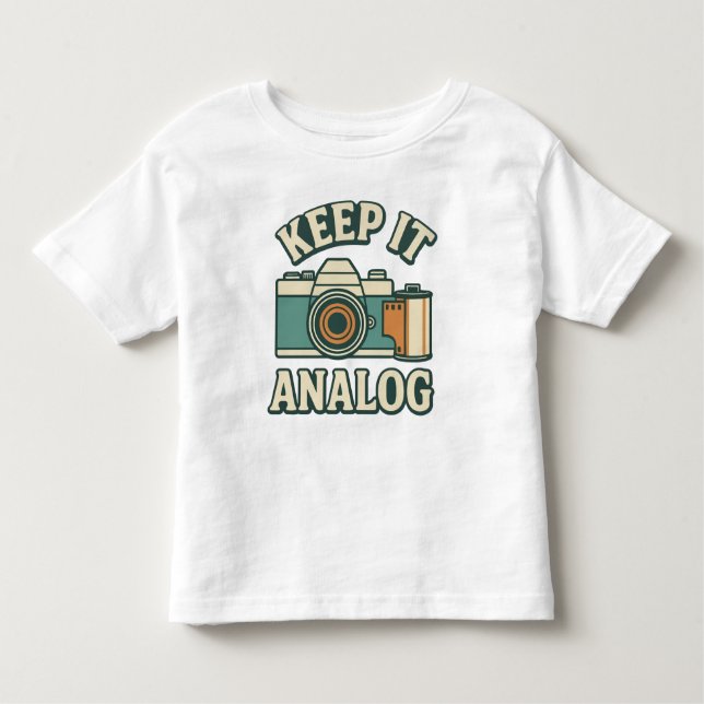 Analog behalten kleinkind t-shirt (Vorderseite)