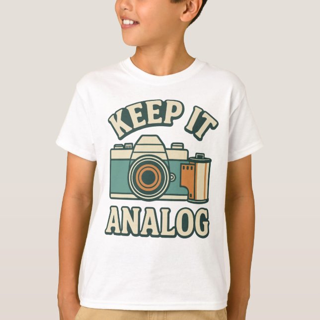 Analog behalten T-Shirt (Vorderseite)