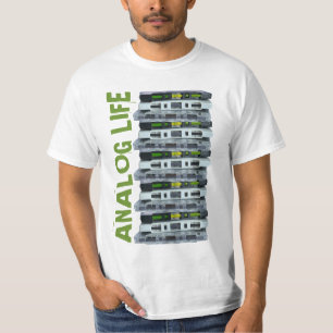 Analog Life Cassette Band Music Lover T-Shirt