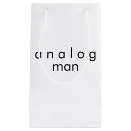 Analog Man White Kleine Geschenktüte