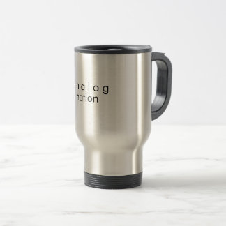 Analog Nation Edelstahl Reisebecher