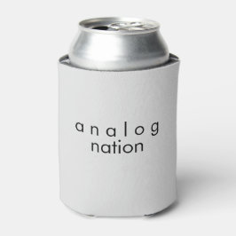 Analog Nation Light Gray schaum kann kühler Dosenkühler