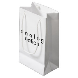 Analog Nation White Kleine Geschenktüte