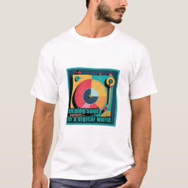 Analog-Soul in einer digitalen Welt - Retro-Turnta T-Shirt
