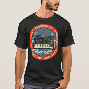 Analog Synthesizer Russian Vintag Synth Retro T-Shirt